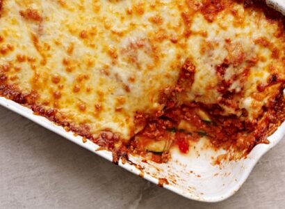 Lasagna with Ratatouille Sauce