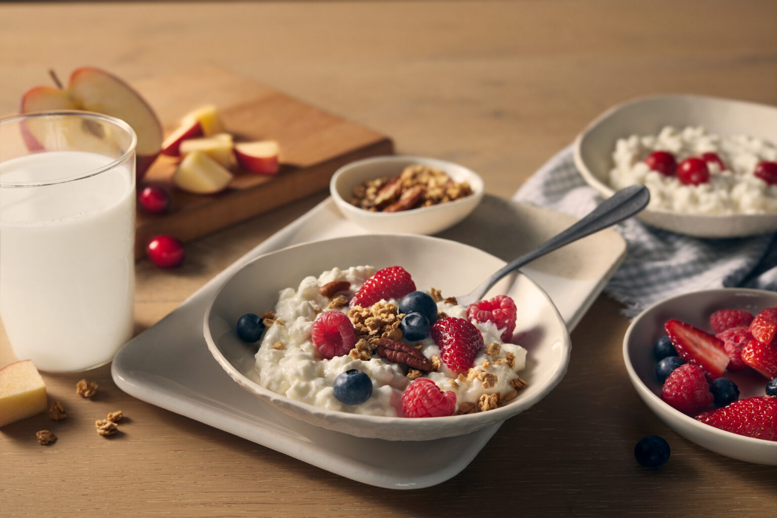Toasted Granola & Berries Cottage Cheese What you eat