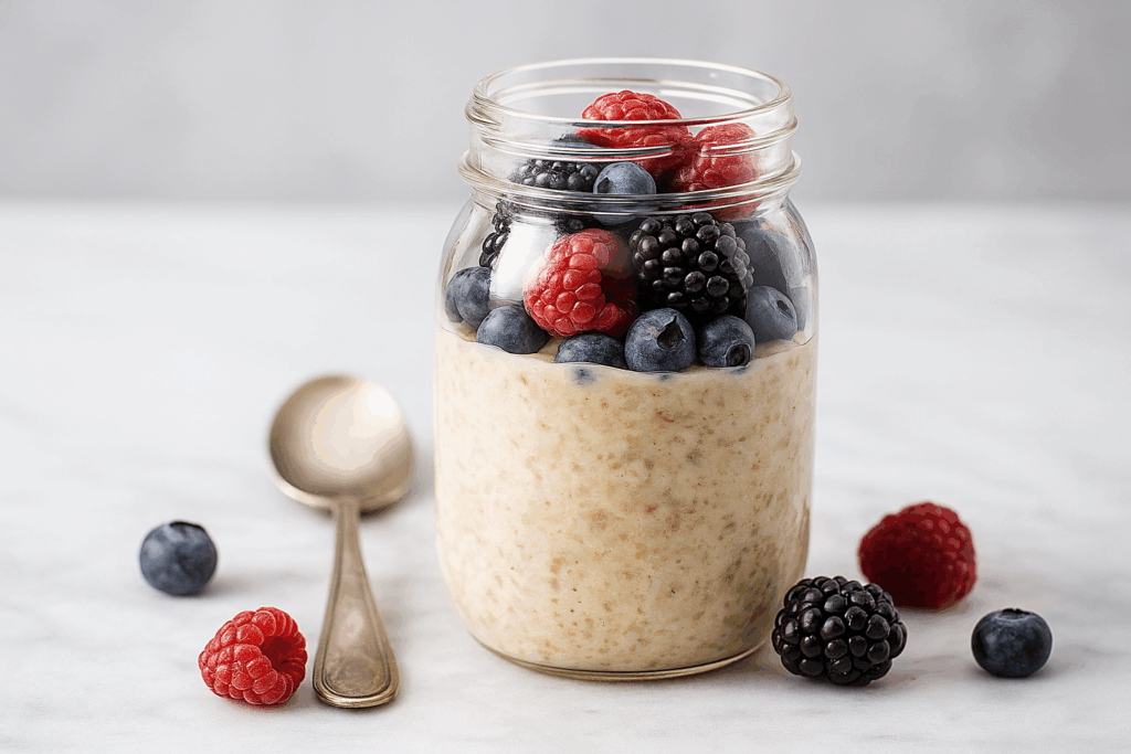 Overnight Hearty Oatmeal Breakfast