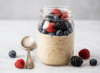 Overnight Hearty Oatmeal Breakfast