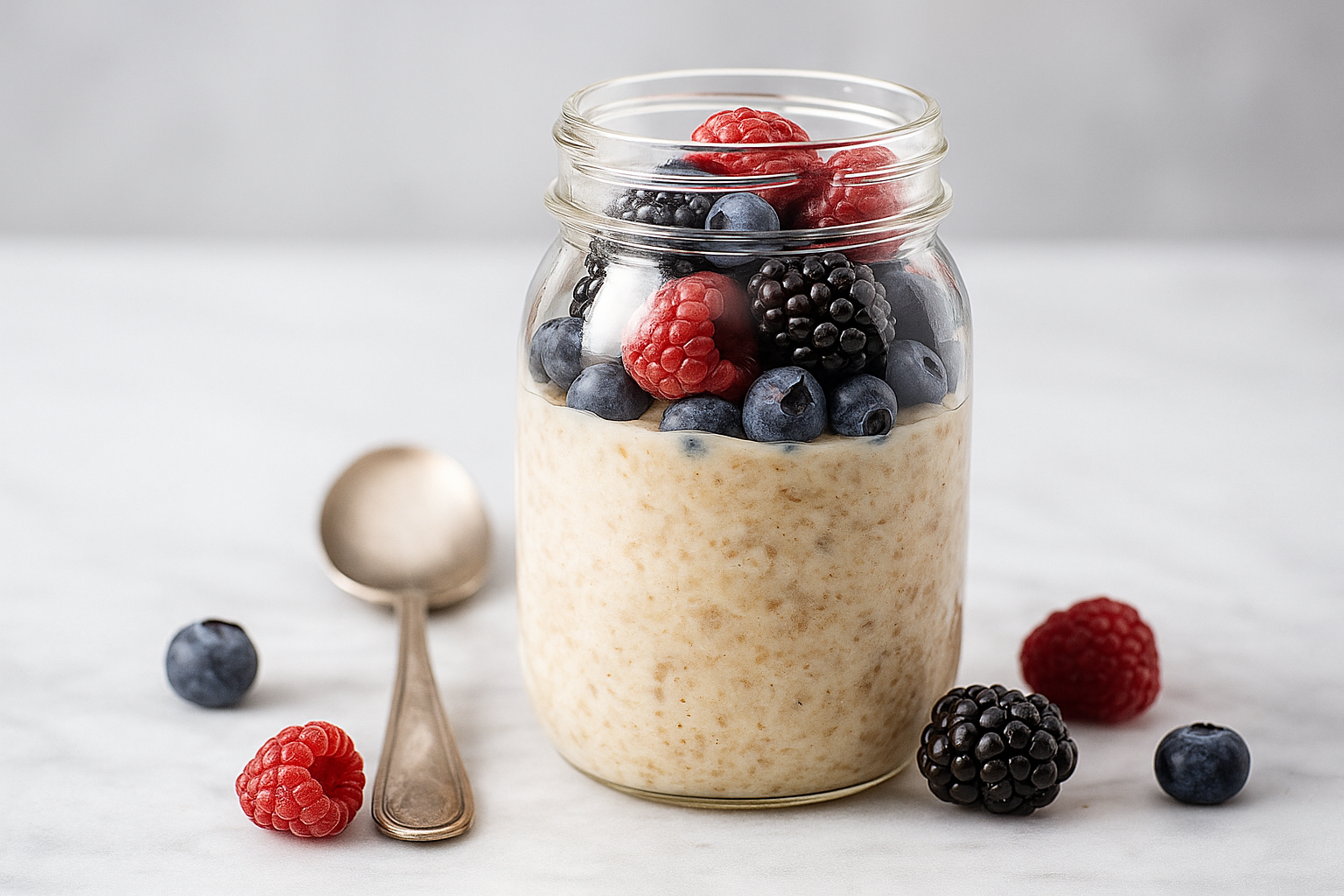 Overnight Hearty Oatmeal Breakfast