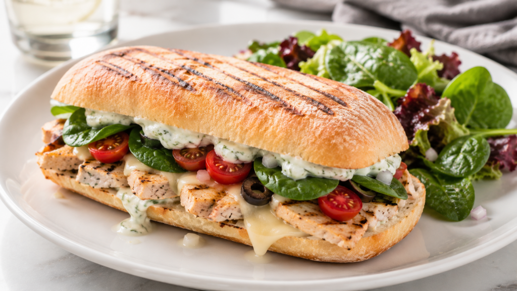 Chicken and Spinach Panini