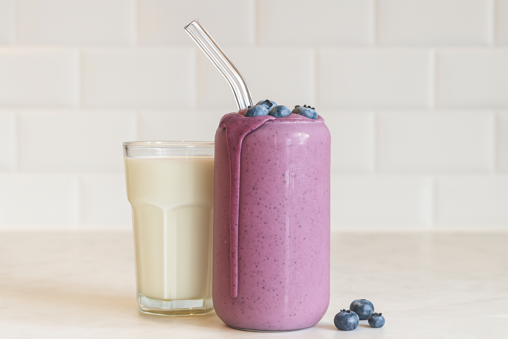 ultra fresh blueberry smoothie