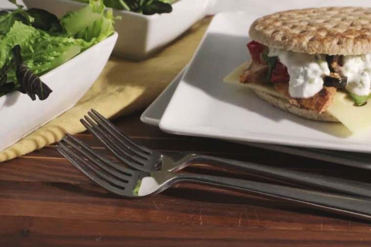 Chicken and spinach panini