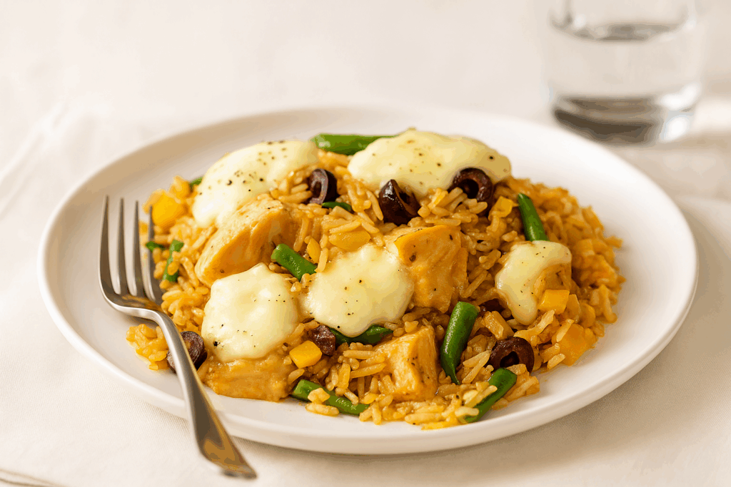 Bocconcini and Salmon Casserole