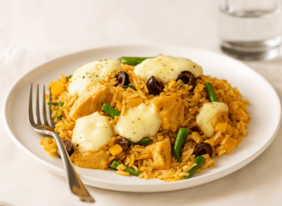 Bocconcini and Salmon Casserole