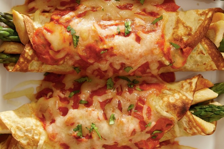 Crêpes du Jour with Monterey Jack