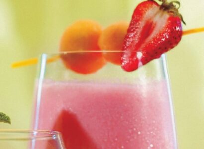 Strawberry Cantaloupe Smoothie