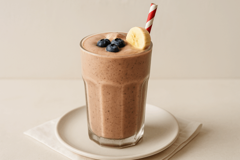 Dark Chocolate Banana Fruit Shake