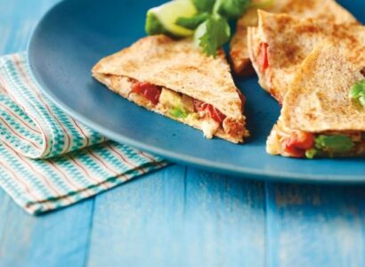 Chicken and Avocado Quesadillas