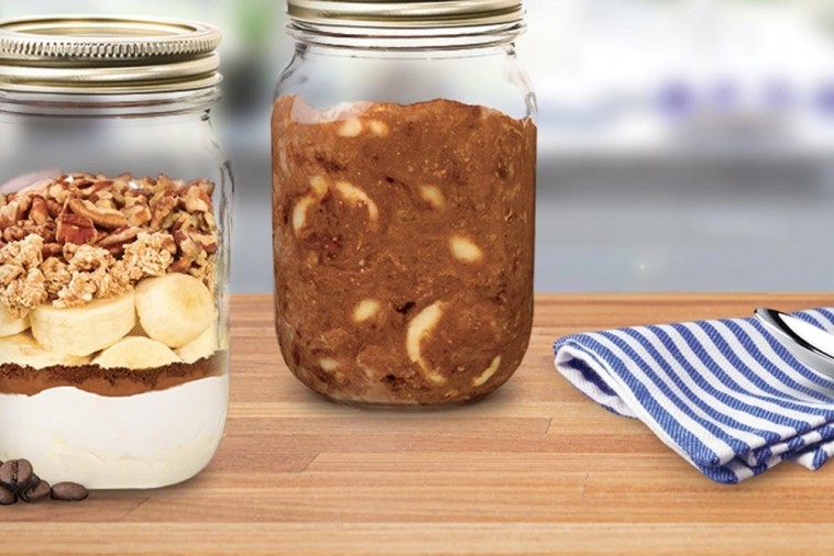 Petit-déjeuner en pot au café et mascarpone