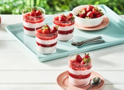 Vanilla Strawberry Parfaits