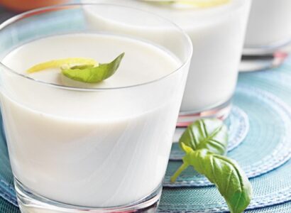 Basil Lemon Panna Cotta
