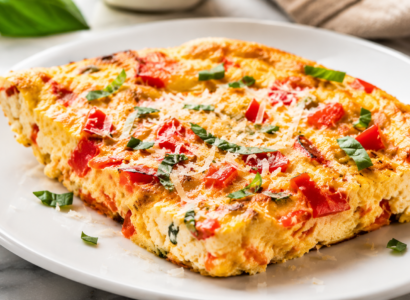 Sweet Pepper Ricotta Frittata
