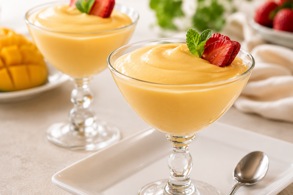 Chilled Mango Pudding
