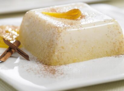 Honey Peach Panna Cotta