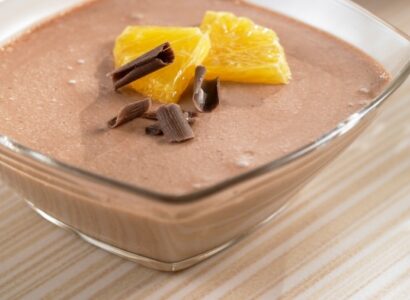 Orange Chocolate Yogurt Mousse